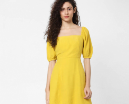 Yellow kurta for women